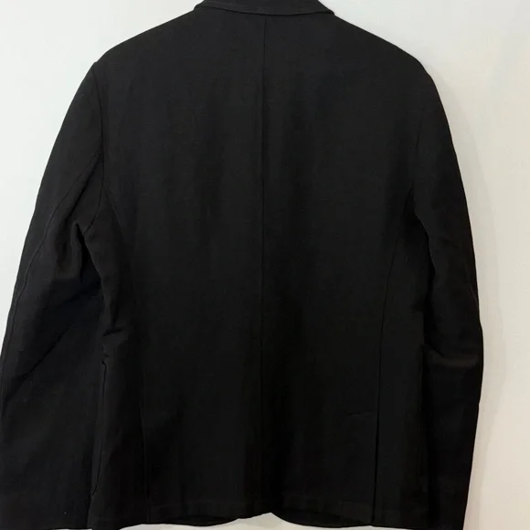 Neil Barrett Black Linen Blend Sports Blazer Jacket Size 40 SLIM FIT